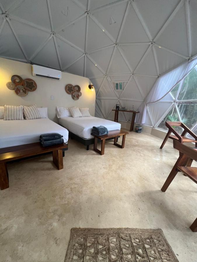 Glamping Mayan Glam Tulum Exteriör bild