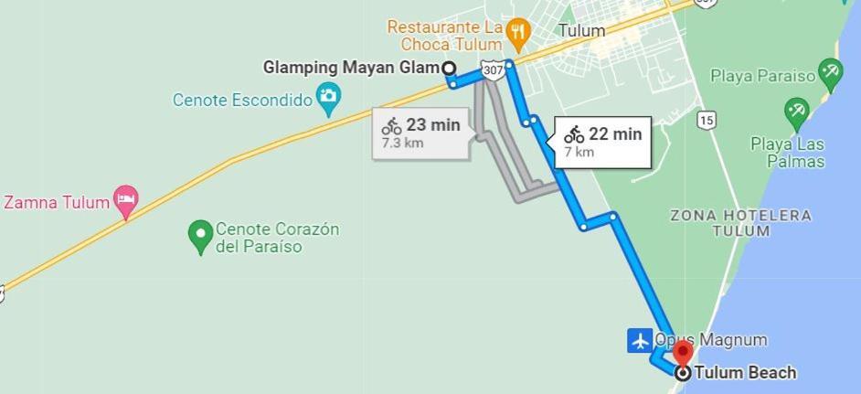 Glamping Mayan Glam Tulum Exteriör bild