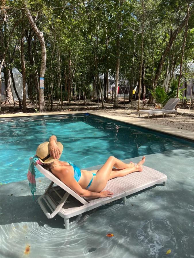 Glamping Mayan Glam Tulum Exteriör bild