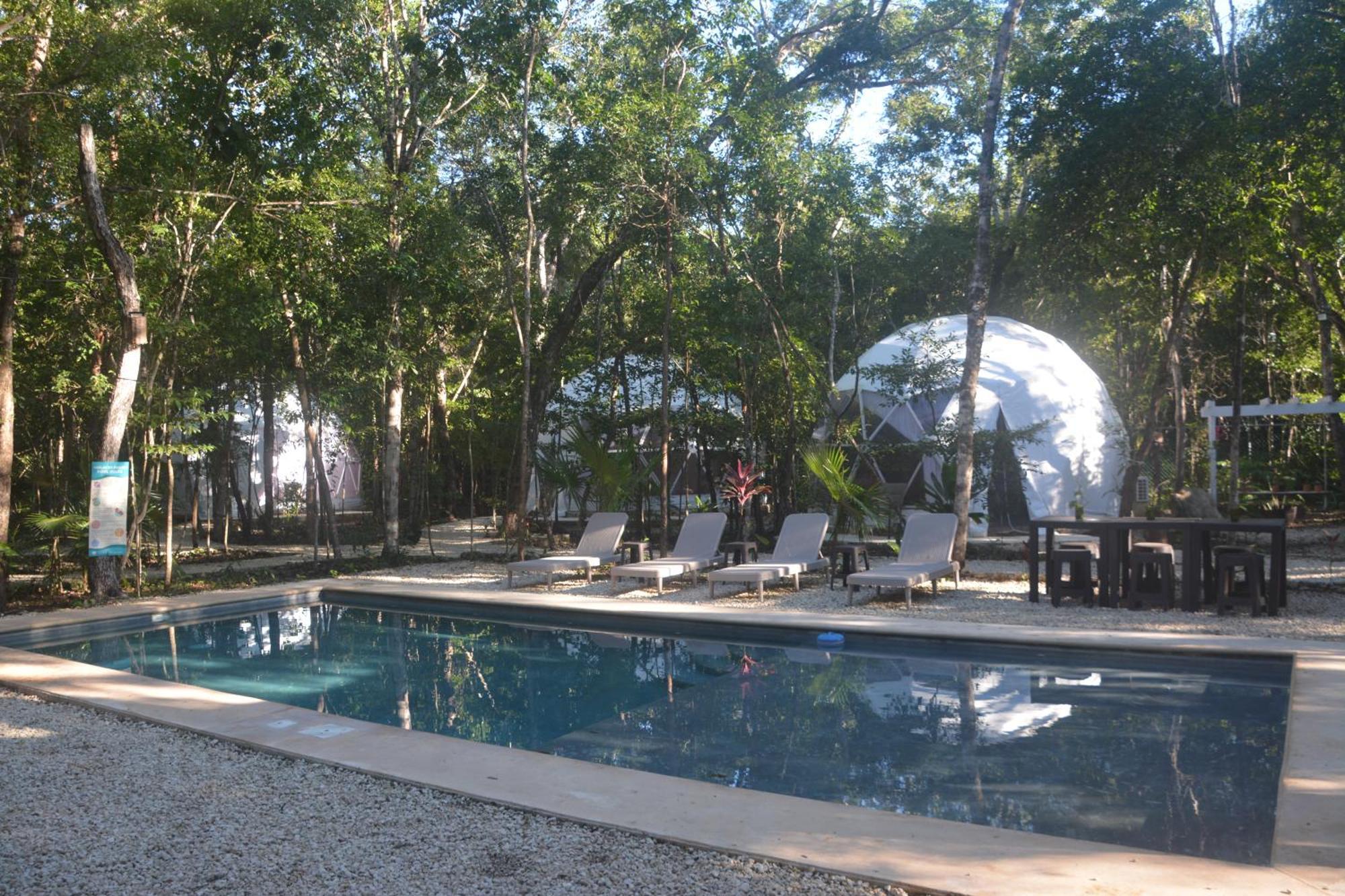 Glamping Mayan Glam Tulum Exteriör bild